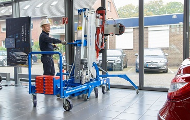 Использование подъемника в помещении